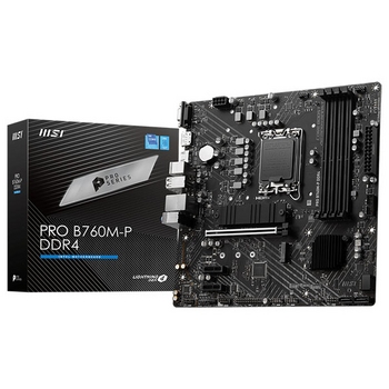 MB MSI PRO B760M-P DDR4, DP/HDMI/VGA, 4xD4, 2xM.2