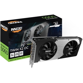 VGA Inno3D GeForce RTX 5060 8GB GDDR7 Twin X2 OC VGA Inno3D GeForce RTX 5060 8GB GDDR7 Twin X2 OC