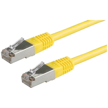 Patch cable FTP Cat. 5e 1m, Yellow, 21.15.0132 Patch cable FTP Cat. 5e 1m, Yellow, 21.15.0132