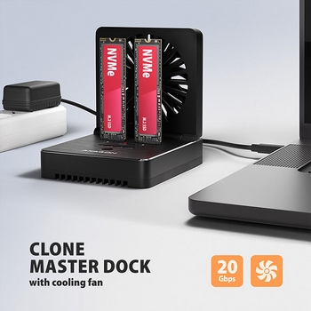 Dock U3-C to 2xM.2 NVME/SATA SSD,AXAGON ADSA-M2C22 Dock U3-C to 2xM.2 NVME/SATA SSD,AXAGON ADSA-M2C22