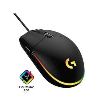 Mouse Logitech G102 Lightsync, Gaming, RGB, Black