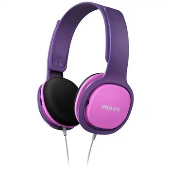 Headphones Philips Kids SHK2000PK/00, Purple/Pink Headphones Philips Kids SHK2000PK/00, Purple/Pink