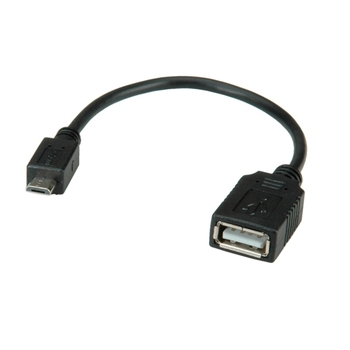 Cable USB2.0 A-Micro B, FM, OTG, 15cm, 11.99.8311 Cable USB2.0 A-Micro B, FM, OTG, 15cm, 11.99.8311