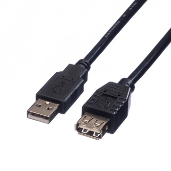 Cable USB2.0 A-A M/F, 0.8m, Roline 11.02.8947 Cable USB2.0 A-A M/F, 0.8m, Roline 11.02.8947