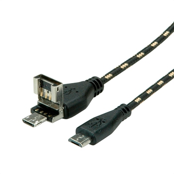 Cable USB2.0 A+MicroB-MicroB,M/M,OTG,1m,11.02.8314 Cable USB2.0 A+MicroB-MicroB,M/M,OTG,1m,11.02.8314