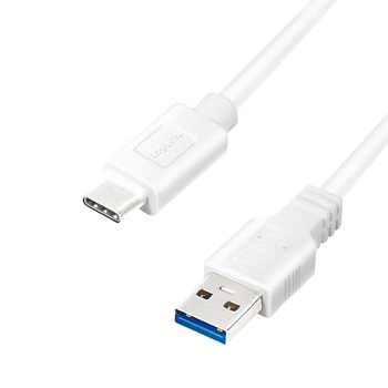 Cable USB3.2 A-C, M/M, 1.5m, White,Logilink CU0175 Cable USB3.2 A-C, M/M, 1.5m, White,Logilink CU0175