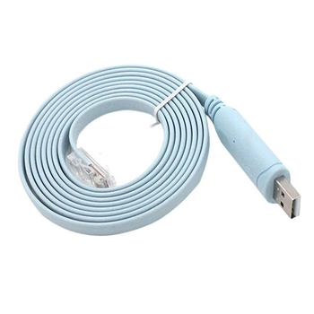 Console Cable Cisco RJ45 M to USB M, 1.8m, Blue Console Cable Cisco RJ45 M to USB M, 1.8m, Blue