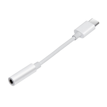 Adapter USB C/M to 3.5mm Jack F, MAKKI White Adapter USB C/M to 3.5mm Jack F, MAKKI White