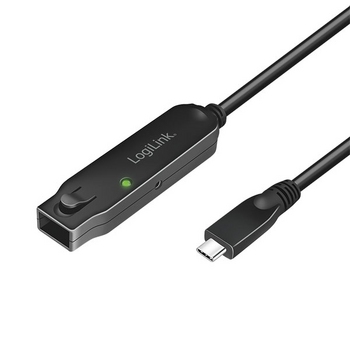 Cable USB3.2 C-C M/F+Repeater, 5m, Logilink UA0418 Cable USB3.2 C-C M/F+Repeater, 5m, Logilink UA0418