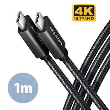 Cable USB3 C-C, M/M, 1m, 100W,AXAGON BUCM32-CM10AB
