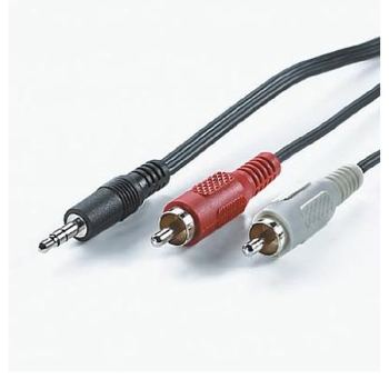Cable 3.5mm-M/2X RCA-M, 1.5m, Value 11.99.4341 Cable 3.5mm-M/2X RCA-M, 1.5m, Value 11.99.4341