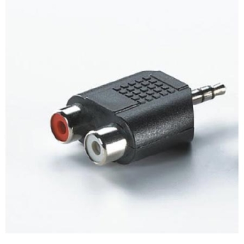 Adaptor 3.5mm-M/2X RCA-F, Value 11.99.4441 Adaptor 3.5mm-M/2X RCA-F, Value 11.99.4441