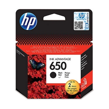 CARTRIDGE HP 650 Black CARTRIDGE HP 650 Black