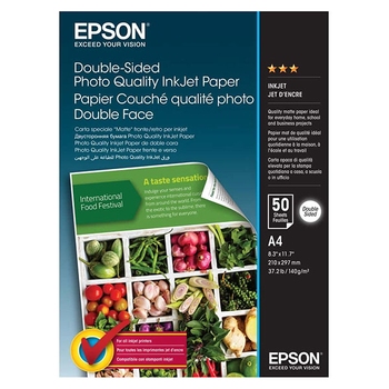 Photo Paper Epson DS Photo Quality Inkjet A4,50pcs Photo Paper Epson DS Photo Quality Inkjet A4,50pcs