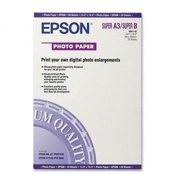 Epson S041143 Photo Paper A3, 13x19", 20 sheets