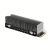 Cooler for M.2 SSD, passive, alum.,AXAGON CLR-M2XT
