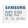 Micro SDXC 512GB V30 Cl10+SD Adapter, Samsung EVO+