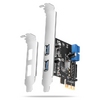 PCI-E card, 2 ext + 2 int USB3, AXAGON PCEU-232RS