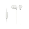 Earphones Sony MDREX15APW.CE7, Closed, Mic, White Earphones Sony MDREX15APW.CE7, Closed, Mic, White