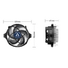 Cooler CPU Arctic Alpine 23 CO, AMD AM4/AM5