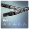 USB-C Multiport, 5Gbps, PD,8K HDMI,AXAGON HMC-5H8K
