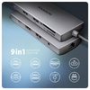 USB-C Multiport, 5Gbps, 9-port,PD,AXAGON HMC-8HLSA USB-C Multiport, 5Gbps, 9-port,PD,AXAGON HMC-8HLSA