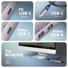 USB-C Multiport Dock, 5-port, PD, AXAGON HMC-5H60