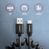 Cable USB2 A-C M/M, 1.1m, 3A, AXAGON BUCM-AM20TB Cable USB2 A-C M/M, 1.1m, 3A, AXAGON BUCM-AM20TB