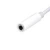 Adapter USB C/M to 3.5mm Jack F, MAKKI White Adapter USB C/M to 3.5mm Jack F, MAKKI White