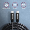 Cable USB3 C-C, M/M, 1m, 100W,AXAGON BUCM32-CM10AB