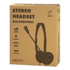 HEADSET LogiLink Stereo w/mic, 1x3.5mm jack,HS0055 HEADSET LogiLink Stereo w/mic, 1x3.5mm jack,HS0055
