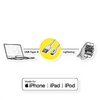 Cable USB2.0 AМ / Lightning, 1m, Roline 11.02.8923 Cable USB2.0 AМ / Lightning, 1m, Roline 11.02.8923