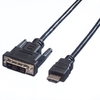 Cable DVI M - HDMI M, 2m, Value 11.99.5522 Cable DVI M - HDMI M, 2m, Value 11.99.5522
