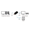 Adapter HDMI M - VGA F + 3.5mm, 1080p, CV0107 Adapter HDMI M - VGA F + 3.5mm, 1080p, CV0107