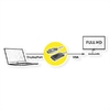 Cable DP M - VGA M, 1.5m, Roline 11.04.5971